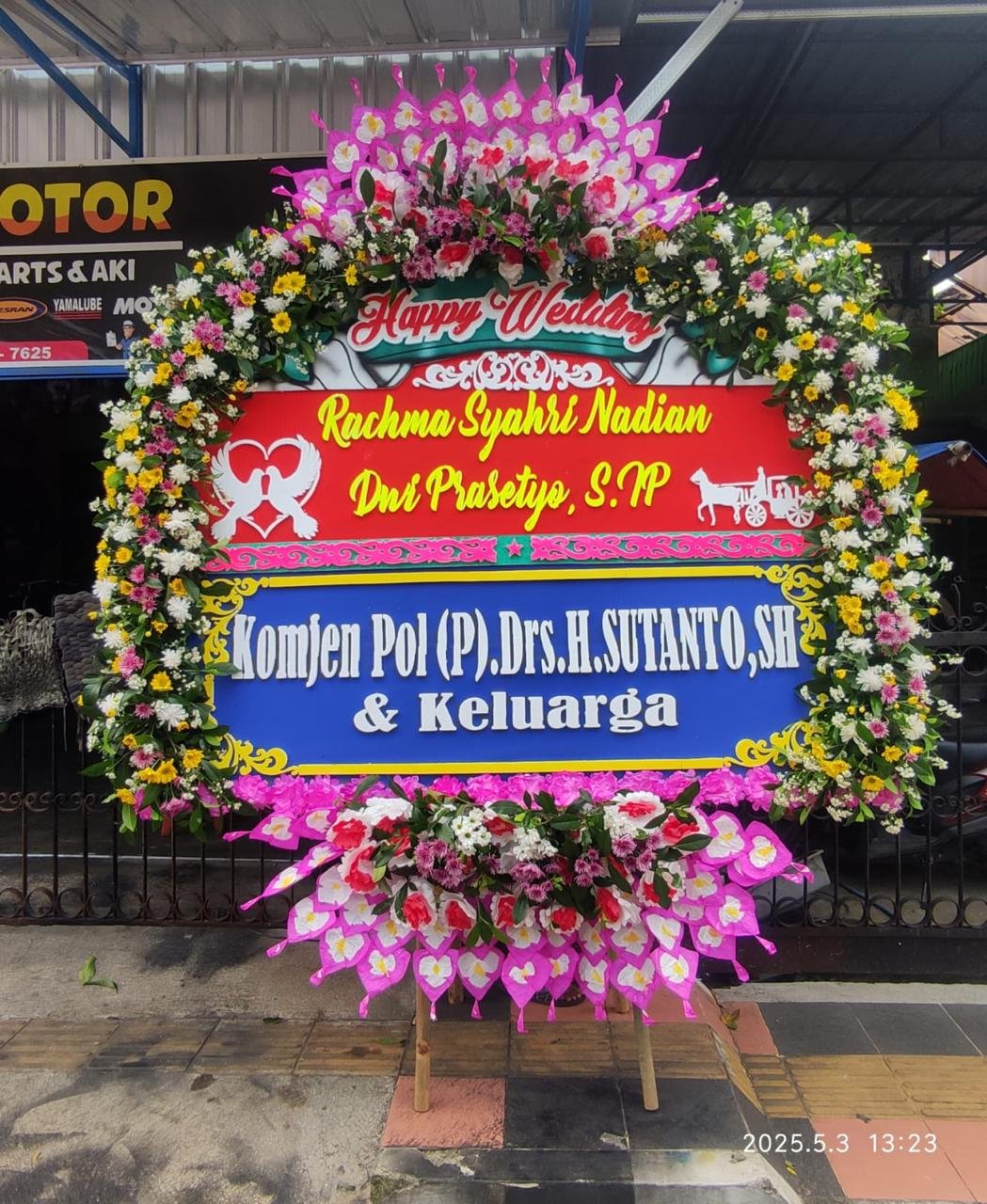 Rangkaian bunga Toko Bunga Muntilan Magelang